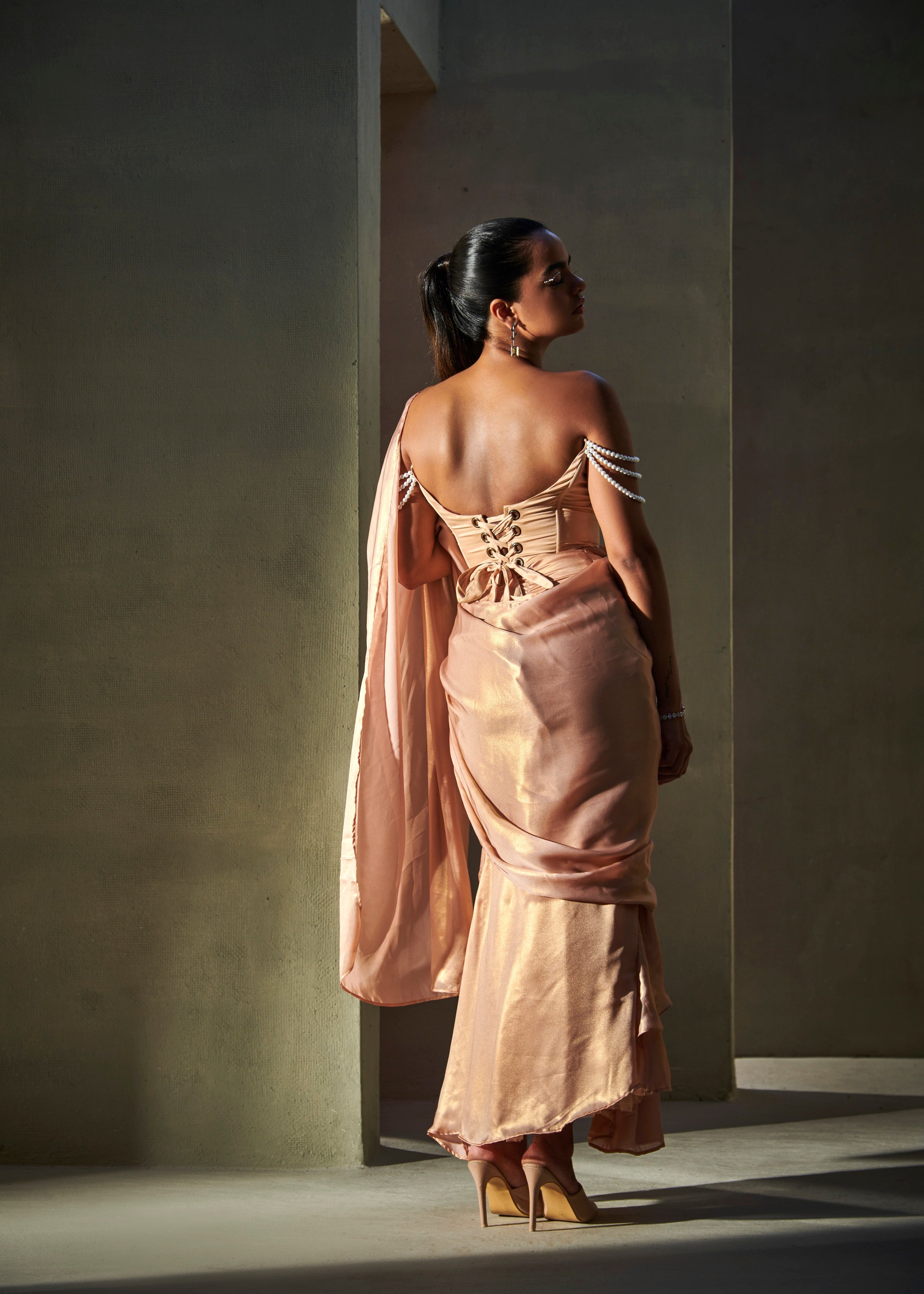 Buy Pearl Embroidered Corset Blouse Online