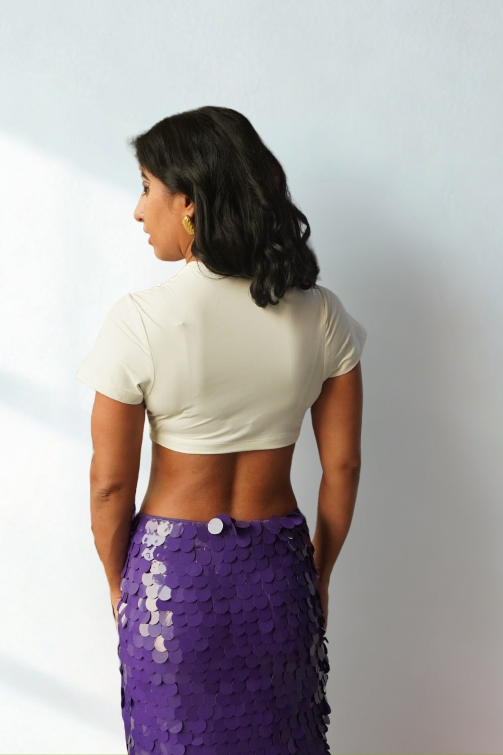 Lea X KYT White Baby Tee