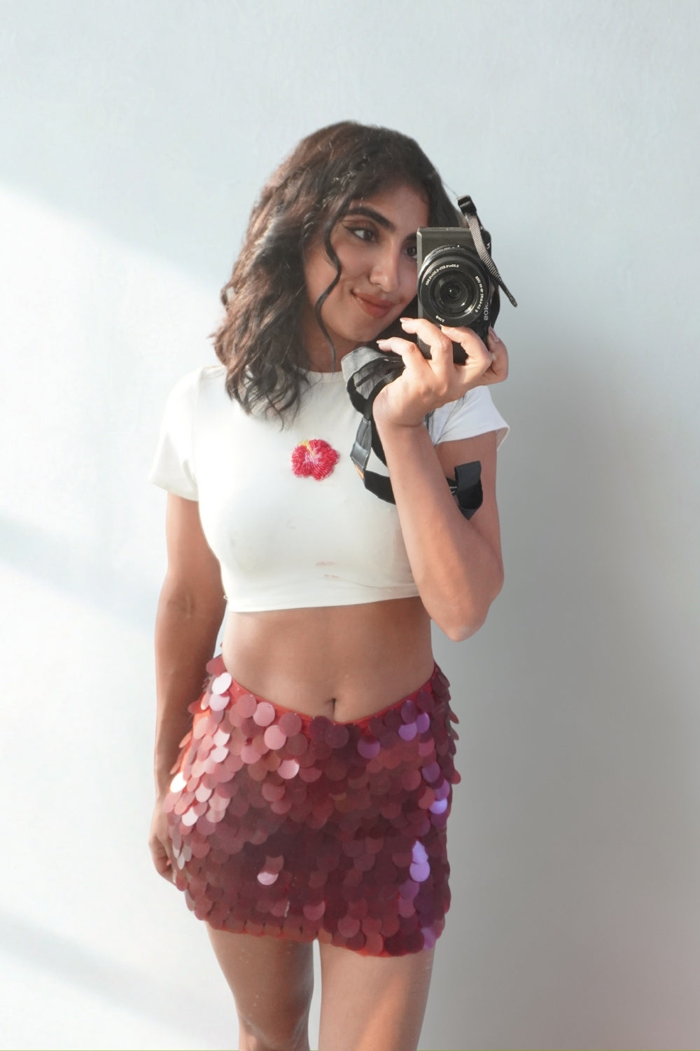 Lea X KYT White Baby Tee