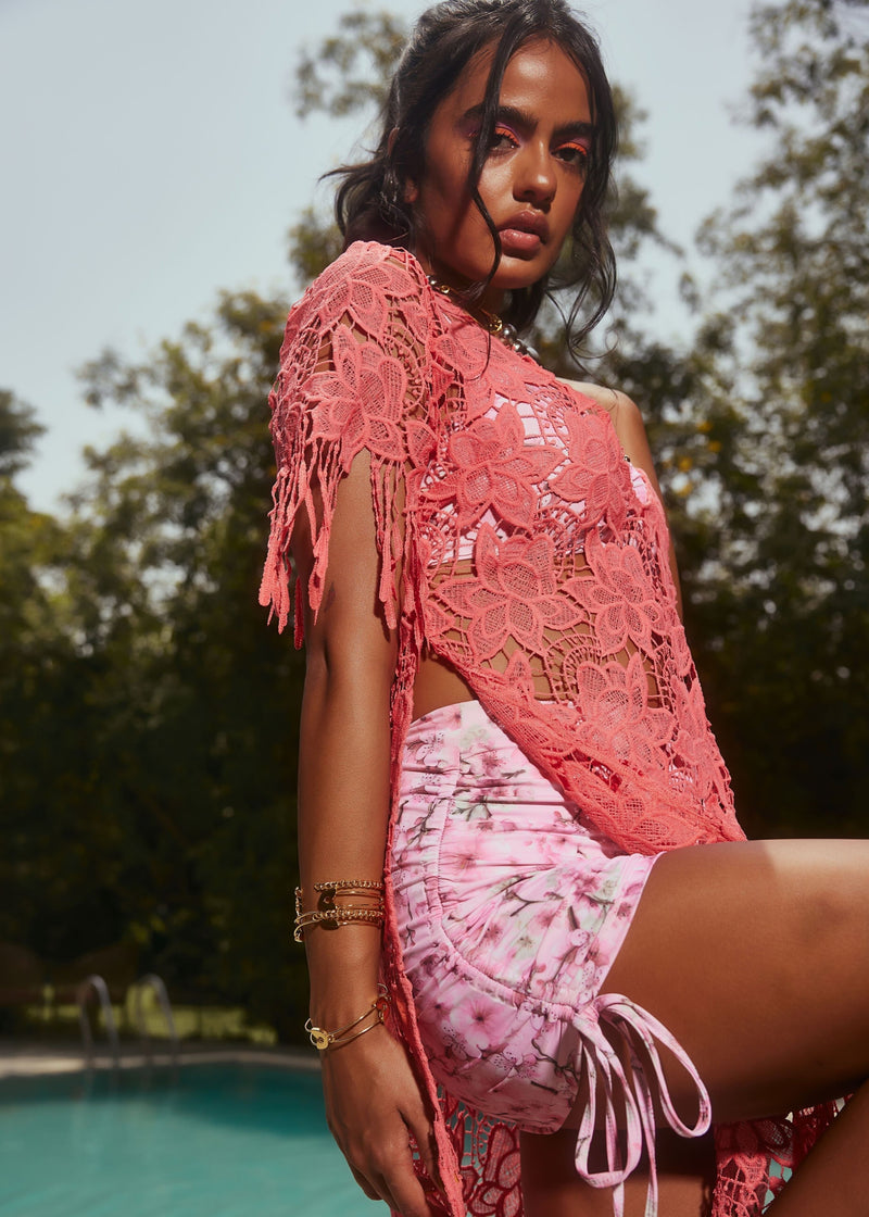 party dress bali open lace back dress Ode To Bali Sunset
