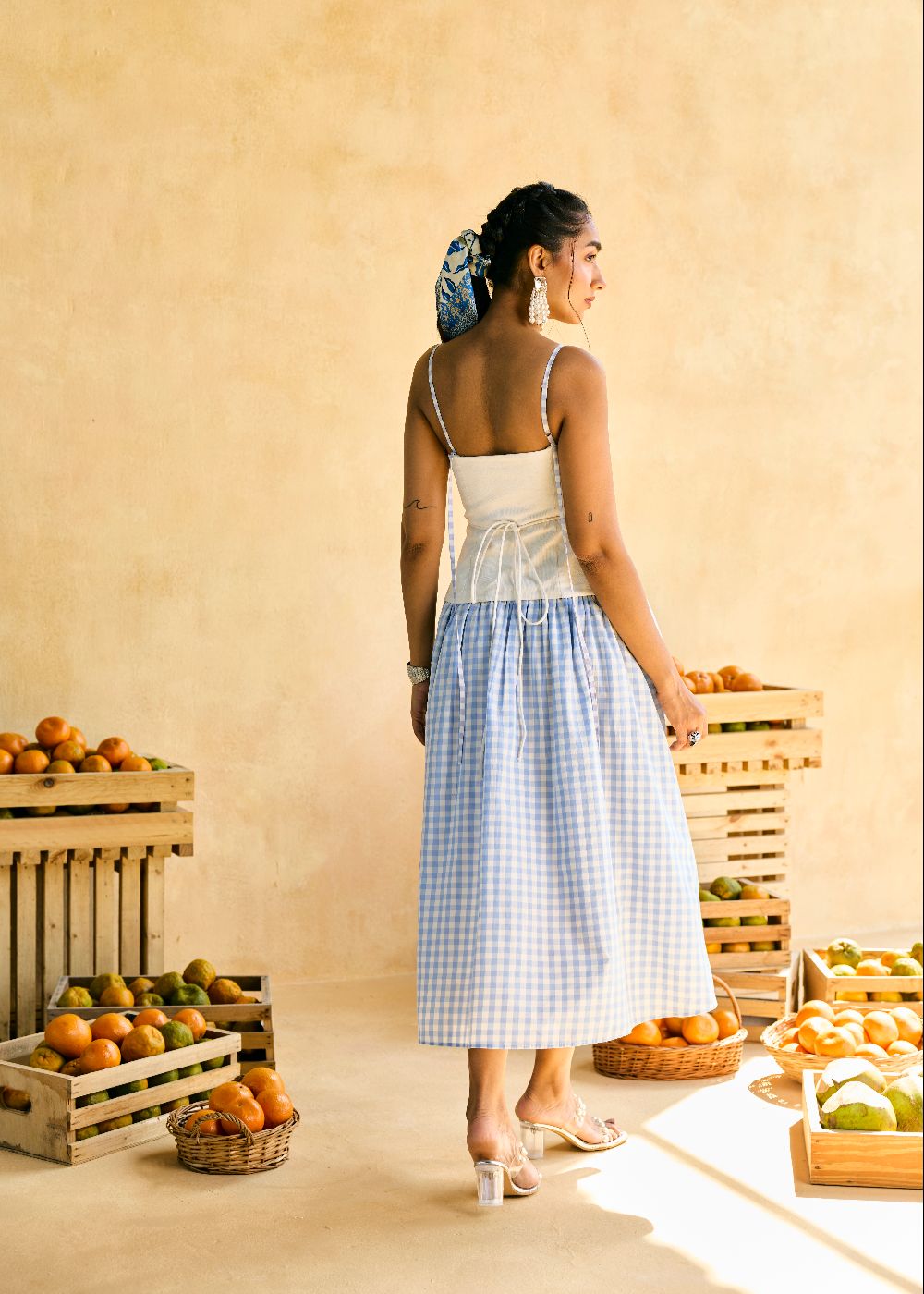 Aasmaani Picnic Embroidered Camisole Top