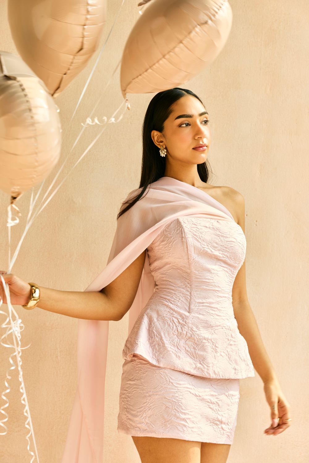 Elowen Sculpted Peplum Corset Top