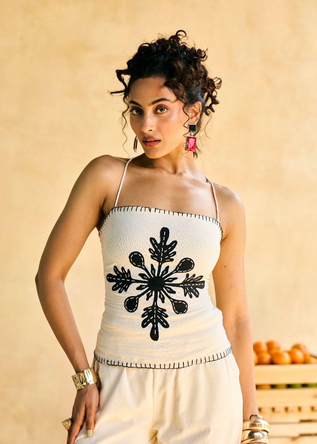 Kala Khatta Embroidered Pants