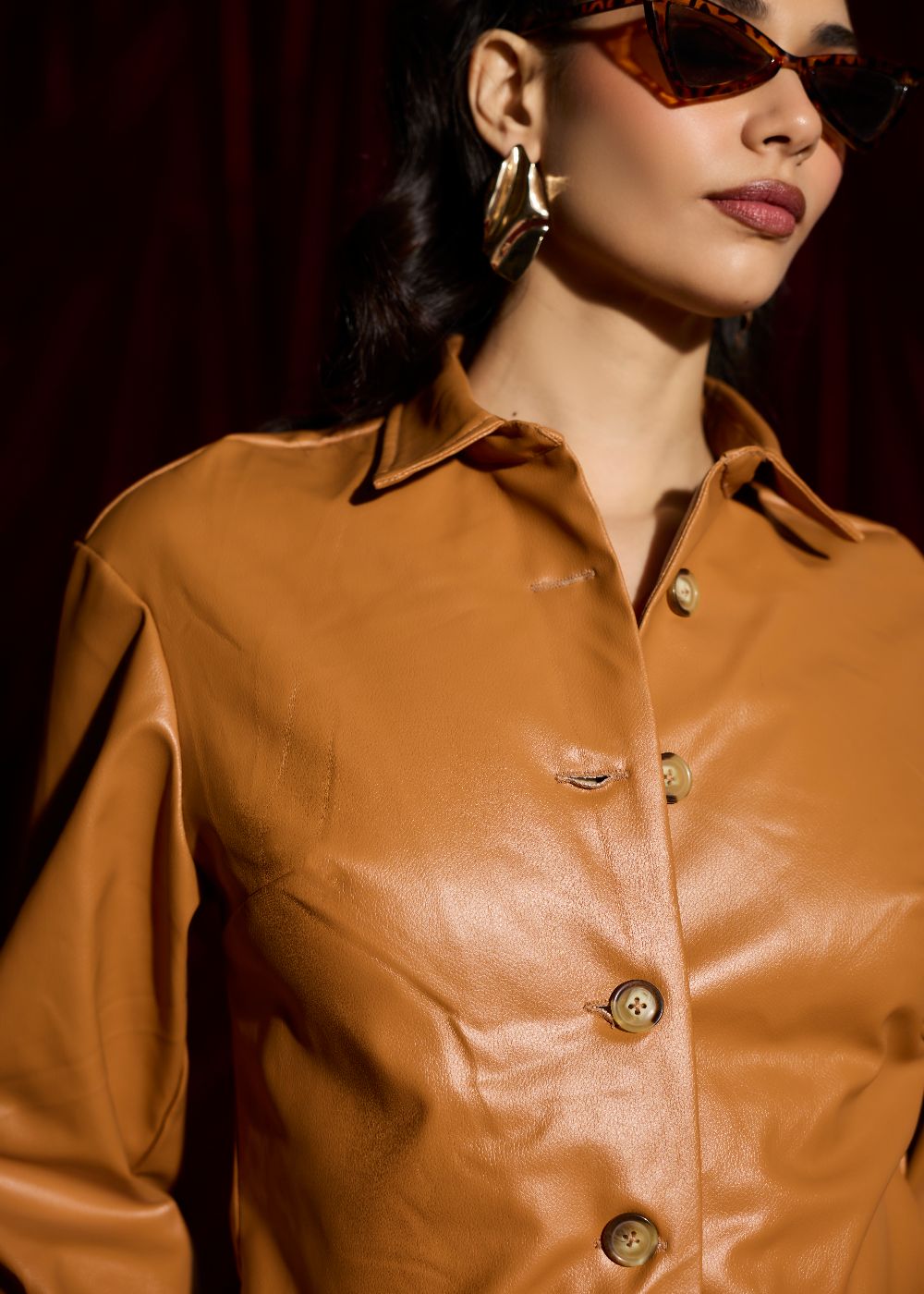 Caramel Luxe Overshirt