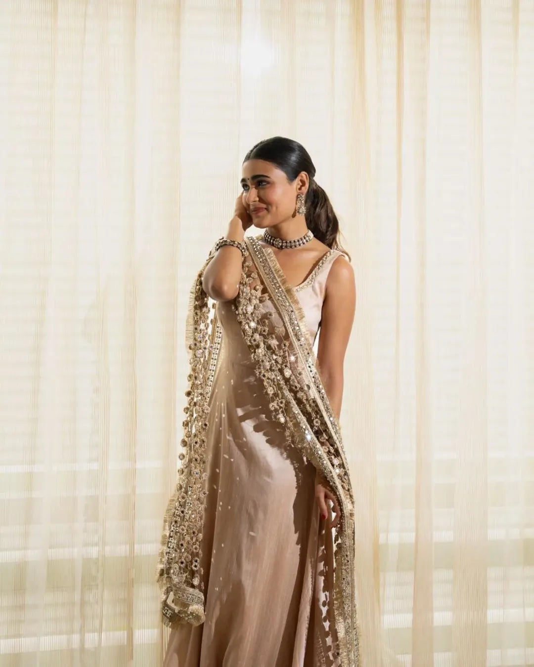 Ayinaat Mirror Handmade Dupatta