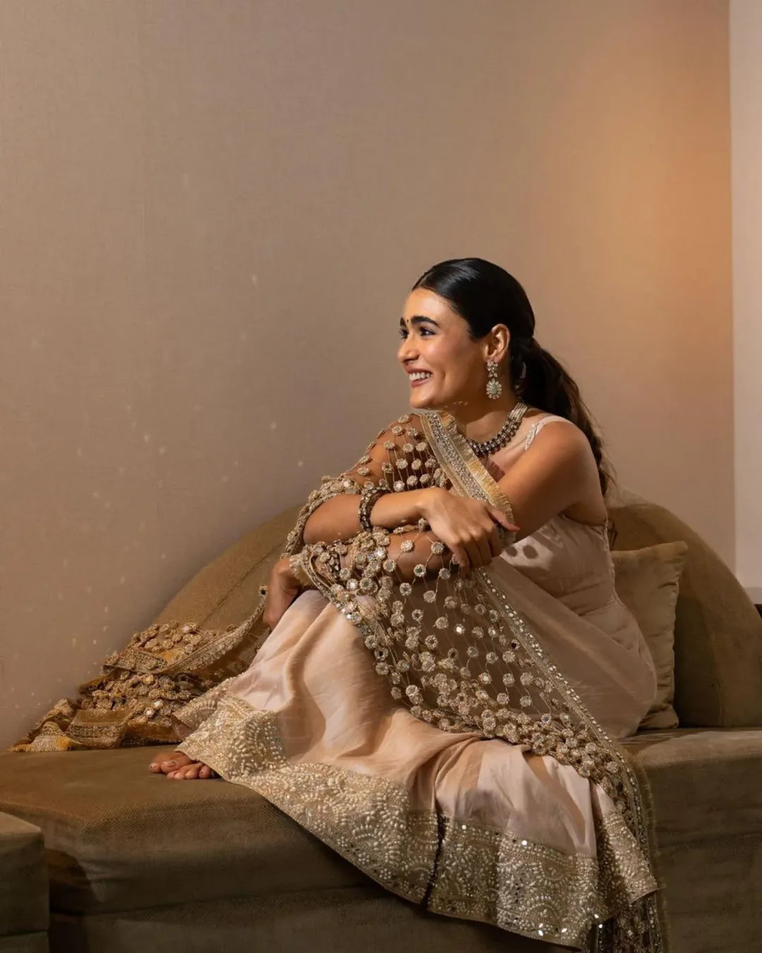 Ayinaat Mirror Handmade Dupatta