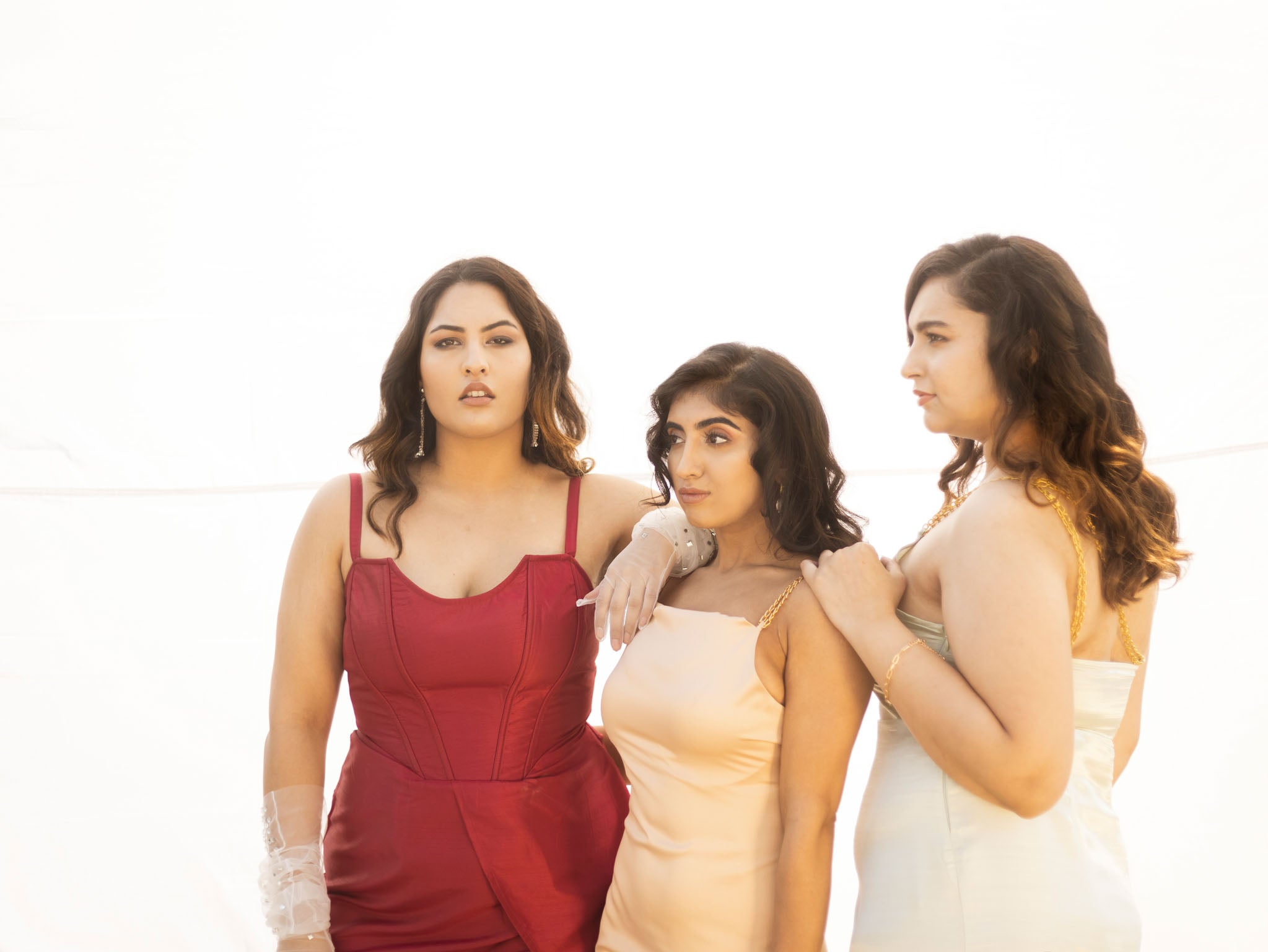 Laurie Silk-Satin Midi Dress
