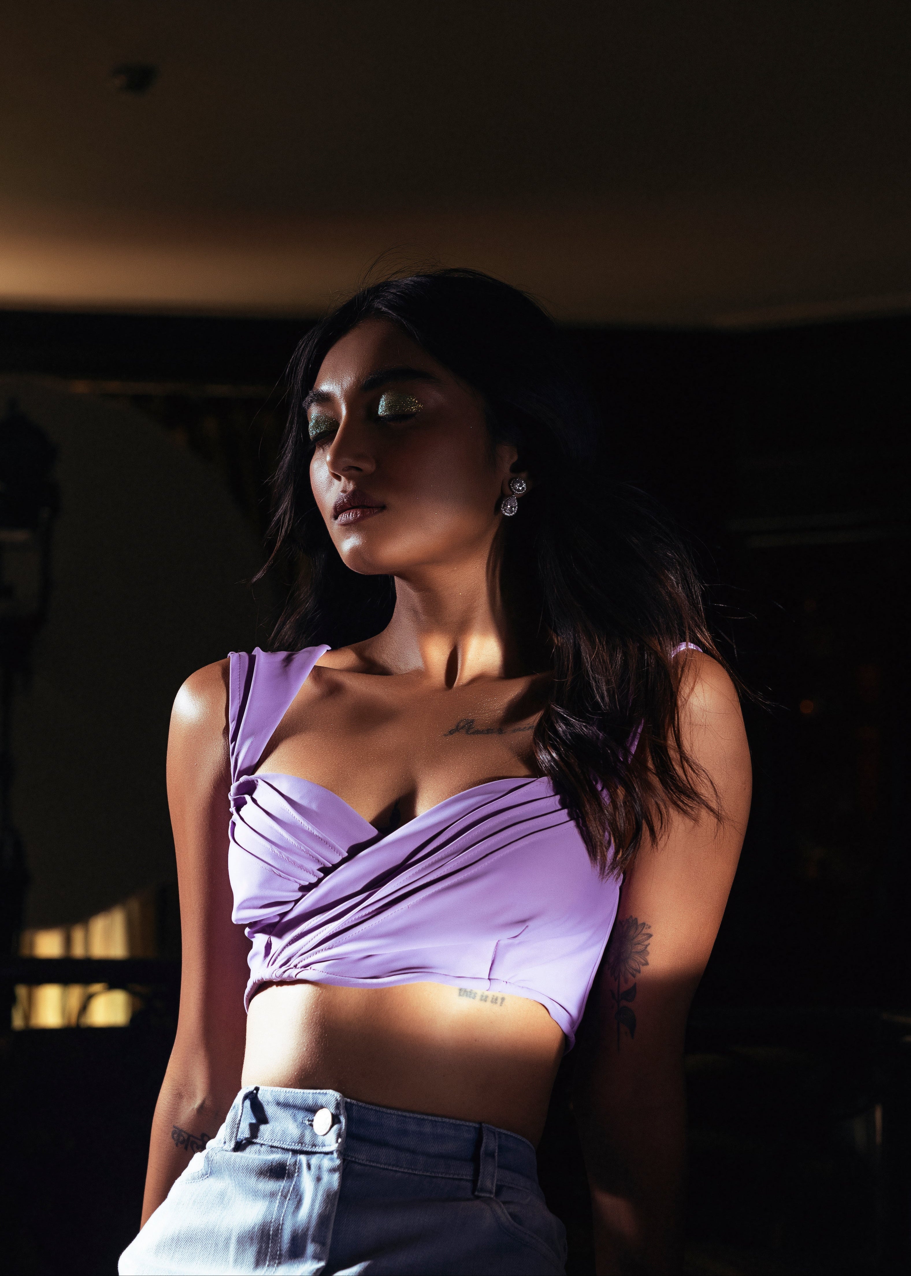 Buy Our Marcella Lavender Bralette Top
