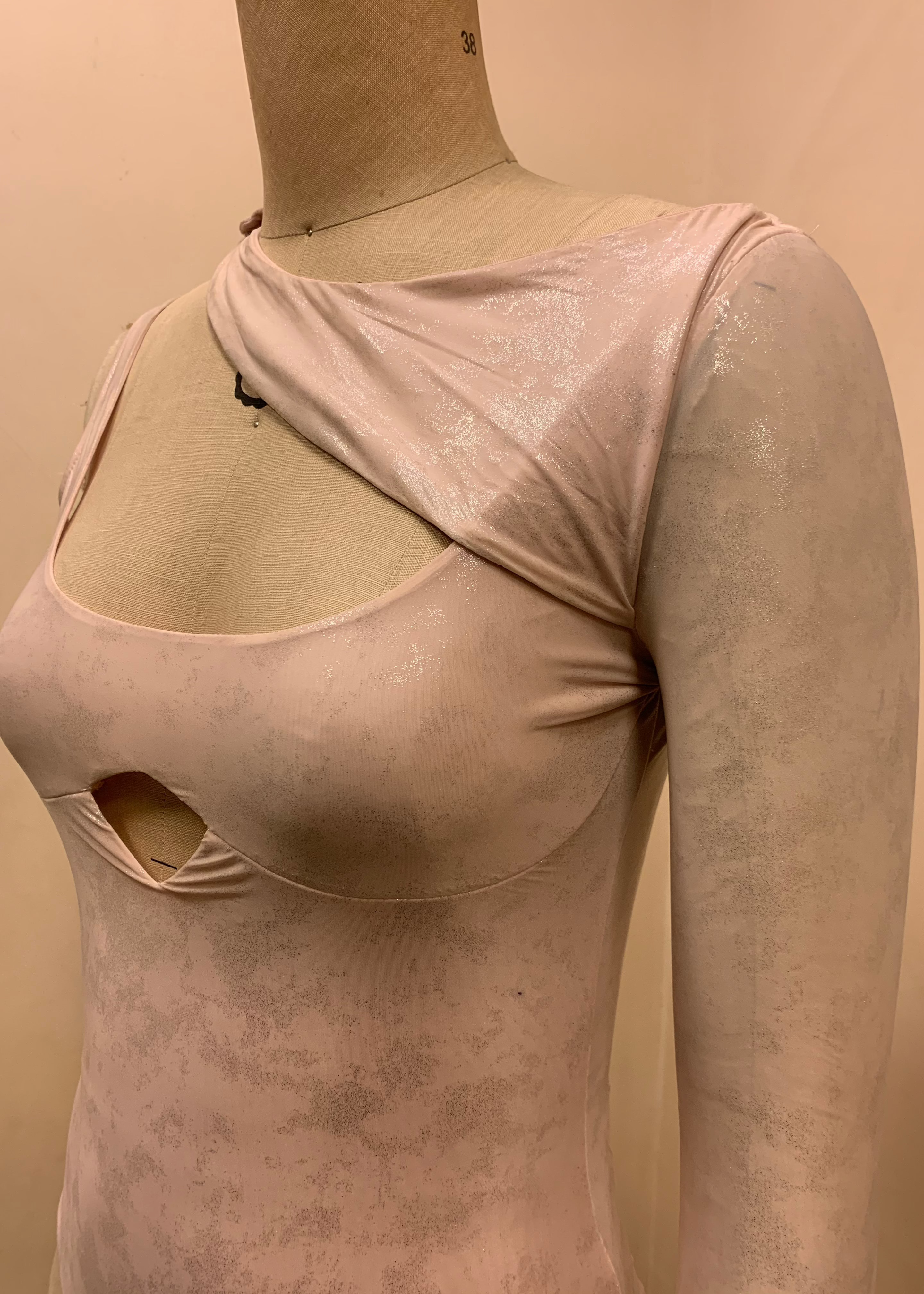 Petula Bodysuit Fit Sample with a sleek and form-fitting design, showcasing the bodysuit's tailored silhouette