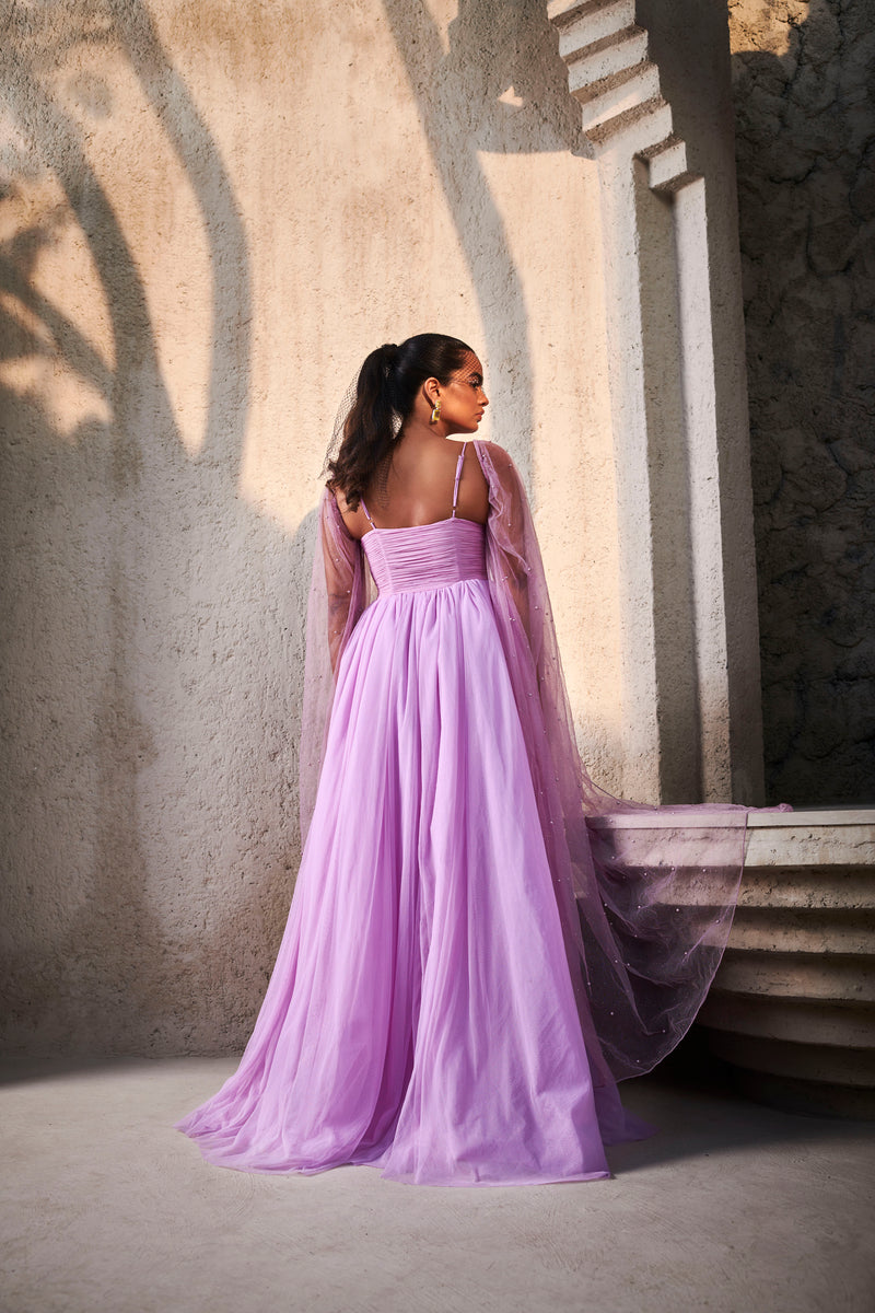 Lavender Colour Dress for Wedding