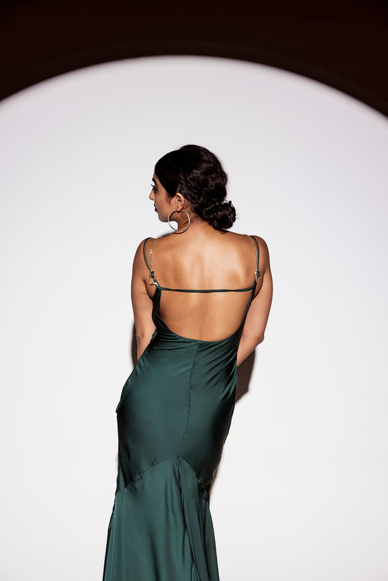 Giorgio Armani One-Shoulder Gown with Braided Detail | Neiman Marcus