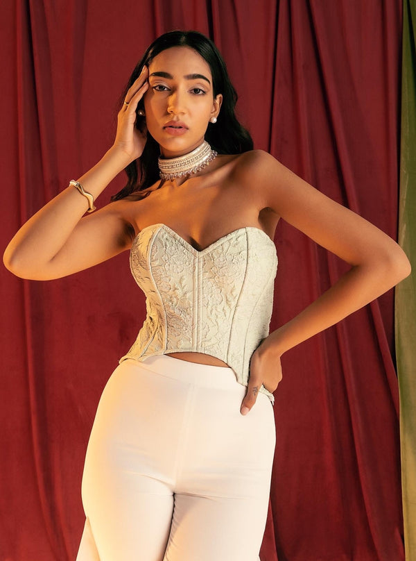 Sassy n Messy Women Losse Fit Comfortable & Casual White Corset Top (XS) :  : Clothing & Accessories